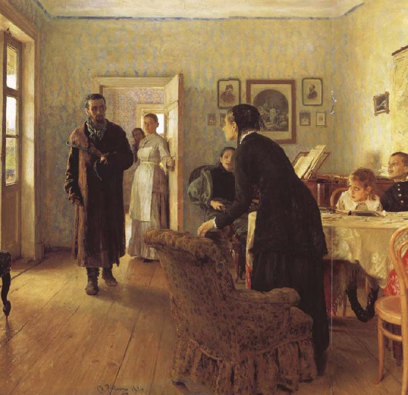 Ilya Repin They did Not Expect him oil painting picture